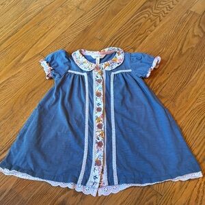 Size 4t Matilda, Jane button up dress with pockets